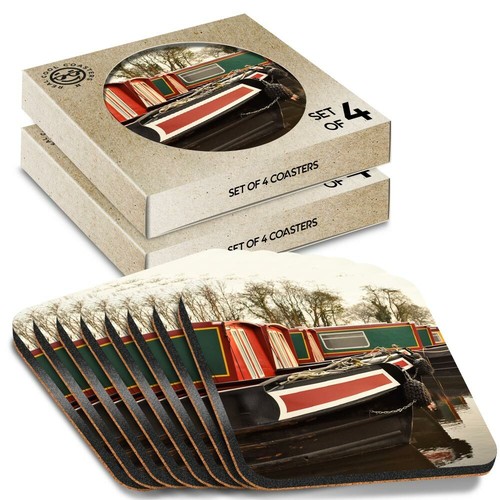 Boxed square coasters - square,