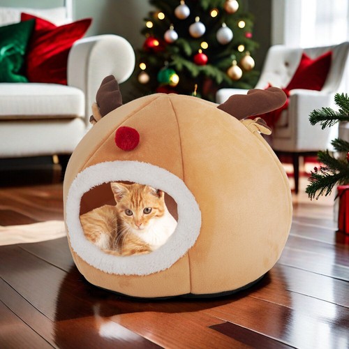 Pet cats cozy wool igloo - cats,