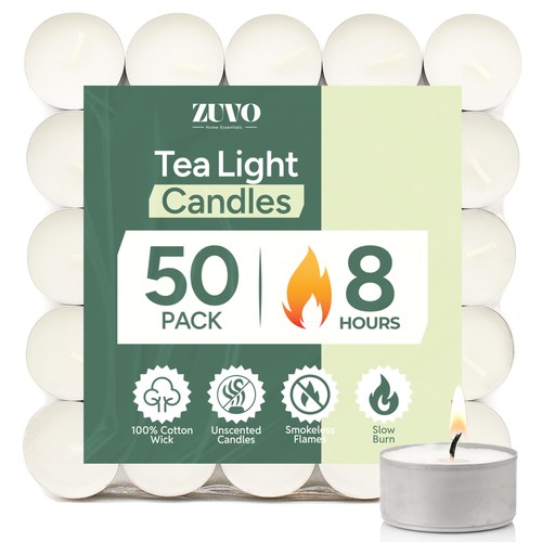 Hour unscented tea light - 8,