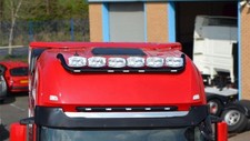 To Fit 12+ Mercedes Actros MP4 Classic Space Black Roof Light Bar + Spots + LEDs