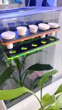 Hole Plug Frag Coral Rack Marine Nano Aquarium Reef SPS LPS Acrylic Fluorescent