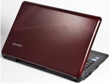 RED ADVENT BIG 15.6" LAPTOP CELERON DVD WEBCAM 4GB RAM 180GB SSD WIN 11