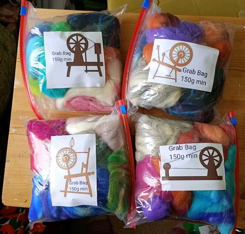 Spinning fibre grab - spinning,