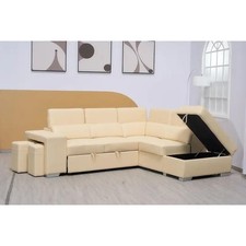 Modern Cream Leather