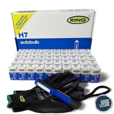 50x H7 Headlight Bulbs Low /