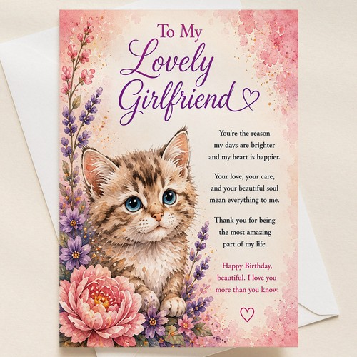 Lovely girlfriend - to,