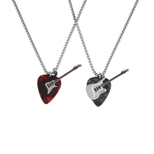 Guitar skull red - black, steam