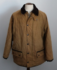 Mens Barbour Endurance Waterproof Quilt Jacket Light Brown - Size Large