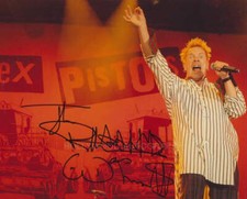 JOHN LYDON - Sex Pistols GENUINE SIGNED AUTOGRAPH