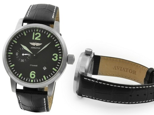 Poljot aviator small second - poljot,