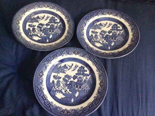 Vintage churchill blue willow - vintage,