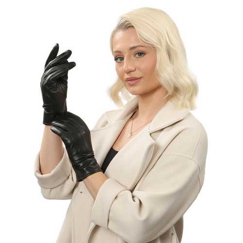 Ladies 100 leather gloves - ladies,