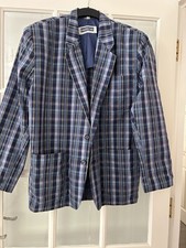 Mens Summer Jacket M seersucker 