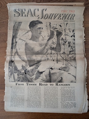 Vintage rare ww2 newspaper - vintage,