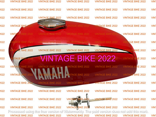Yamaha 350 red painted - yamaha,