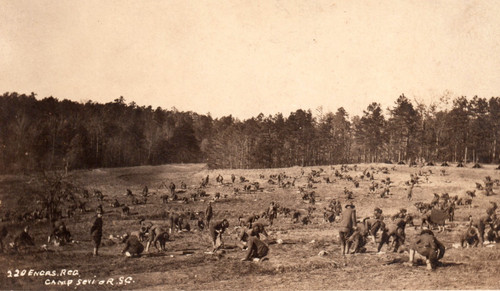 Wwi army soldiers camp - wwi, us