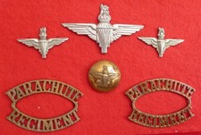 Cap Badge, Collar Badges, Shoulder Titles, Button - Parachute Regiment PARA