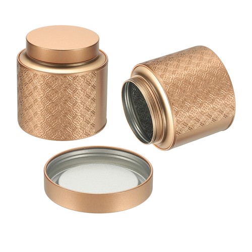2pcs tea tin canister - canister, x