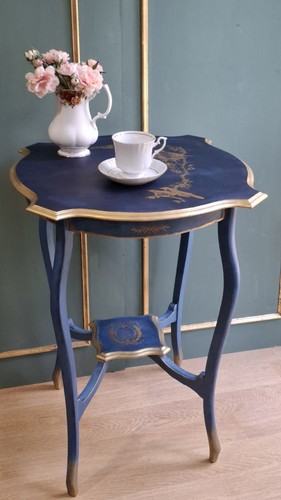 Wooden side table - plant, holder