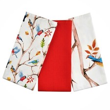 Spring Birds Tea Towels - Pack