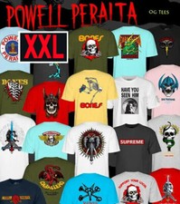 XXL - POWELL PERALTA Skateboard Tee Shirt - Size 2XL / XX-Large - Bones Brigade
