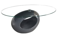 Coffee Table Grey White Black