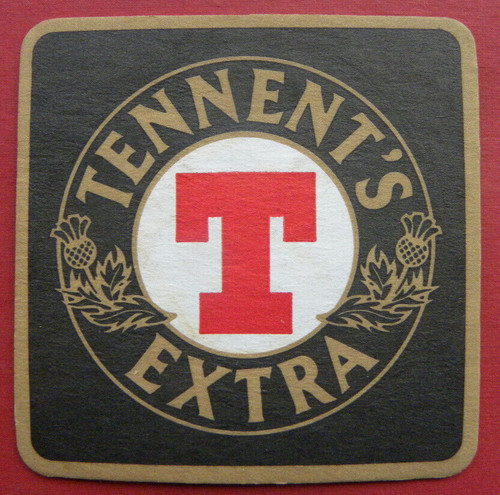 Tennents beer mat - beer,