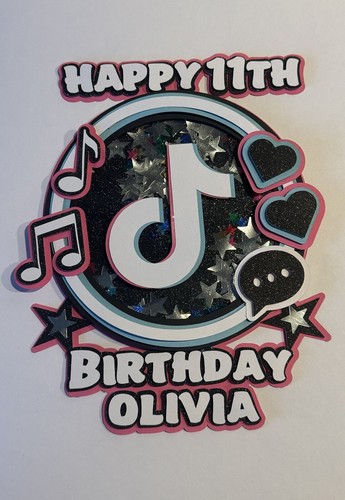 Personalised tiktok cake - 3d,