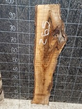 ENGLISH WALNUT SLAB LIVE EDGE KILN DRIED HARDWOOD CRAFT (592) 1020x170-260 x30mm