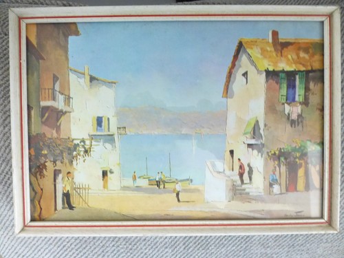 Vintage doyly john print down - doyly,