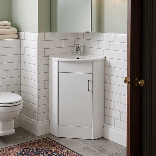Modern 550mm corner basin - 550mm,