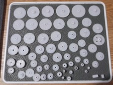 Mini gears/cogs - small teeth 0.5 modulus mixed types - plastic / robotics