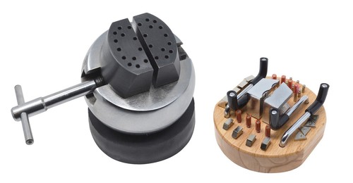 Engraving block ball vise set - block,