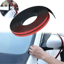 10FT Car Truck Rear Door Window Edge Protector Strip Trim T Shape Guard Seal Bla
