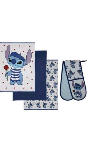 Disney stitch set - disney, tea