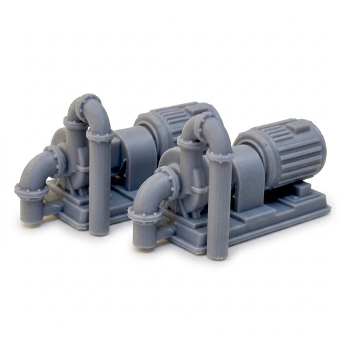 Fuel oil pump skid - x2, motor
