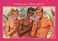 Gay postcard inspired by