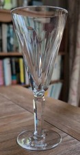 Waterford Sheila Crystal Champagne Flute Glasses 7”