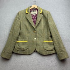 JOULES Tweed Jacket UK 16 Toad