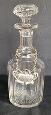 Vintage glass whisky decanter - vintage,