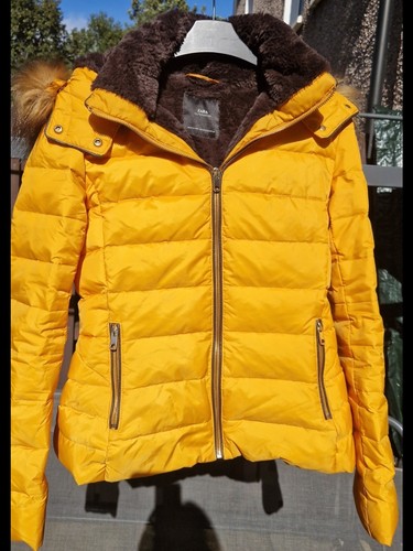 Zara yellow puffer jacket - zara,