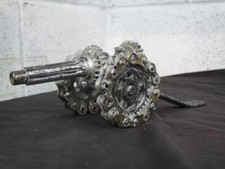 STEAMPUNK CANNON SCRAP METAL ART WORK ORNAMENT, Made from Bike chain,cogs.