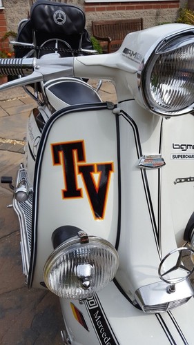 Three colour vinyl letter - three,