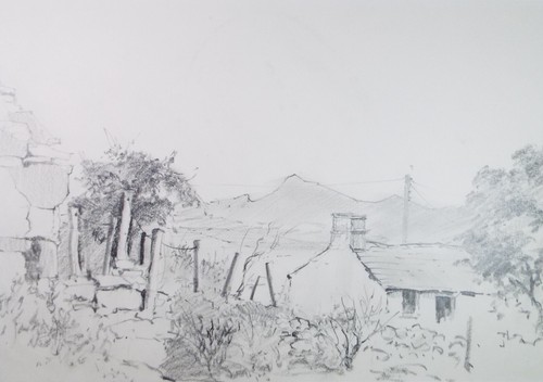 Original pencil drawing - original,