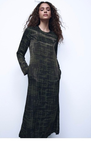 Zara printed midi - midi, dress