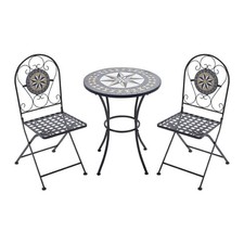 Bistro set mosaic patio - mosaic,