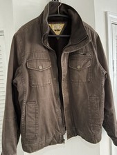Levi's Brown Stand-Up Collar