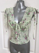 ASOS Green & Pink Semi Sheer