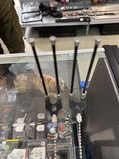 CARP FISHING TACKLE - 2 x CUSTOM CARBON SNAG EARS & BOBBINS, CENTURY, NEVILLE