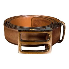 Berluti Leather Belt Brown